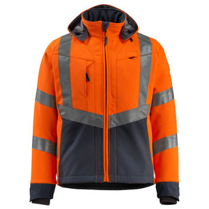 Waterproof Security Jacket Ladies Softshell Jacket Safety Fleece Jacket - Product Image 4