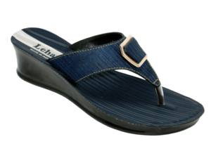 Curved High Heel Designer Pu Slipper For OutDoor Use And For All Season - Product Image 3