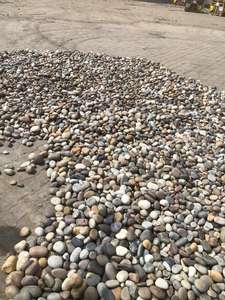 ก้อนกรวดและก้อนกรวดขนาด3-6ซม. หินกรวดผสมสีผสมแม่น้ำธรรมชาติ - Product Image 2