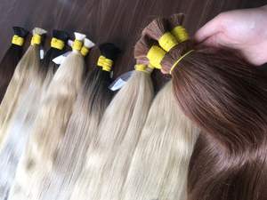 สีบลอนด์ขนาดใหญ่60ซม.,สีบลอนด์จำนวนมาก,ความยาวเต็มสุดหนาจากบนลงล่างสุด - Product Image 4