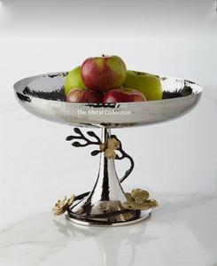 Bol de service moderne pour la vaisselle de la maison Restaurant bol à Fruits décor couleur argent design moderne en métal Dates de salade bols de service - Product Image 3