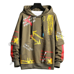 Vente en gros de sweats à capuche personnalisés de haute qualité pour hommes, unisexes, élégants, d'hiver, pulls molletonnés de créateurs de mode imprimés et décontractés - Product Image 3