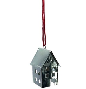 BEST SELLING CHRISTMAS HANGING HUT ORNAMENT CHRISTMAS ARTWARE SUPPLY <b>TREE</b> DECORATION HIGH QUALITY METAL - Product Image 1