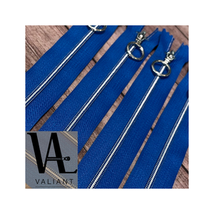 #3 Vacuum Metalizing nylon zipper with Exquisite Circle puller - Product Image 1