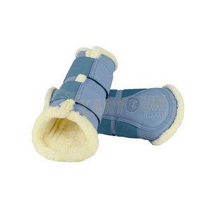 ZARYOUN IMPEX PK 20 pares de botas de equitación de piel sintética acolchadas de neopreno, botas de cuero para cepillar a caballo - Product Image 5