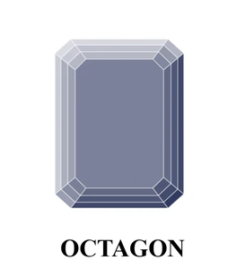 10X12mm octogone coupe naturelle brésilienne améthyste prix de gros usine de haute qualité pierre précieuse en vrac à facettes par carat GJEPC - Product Image 3