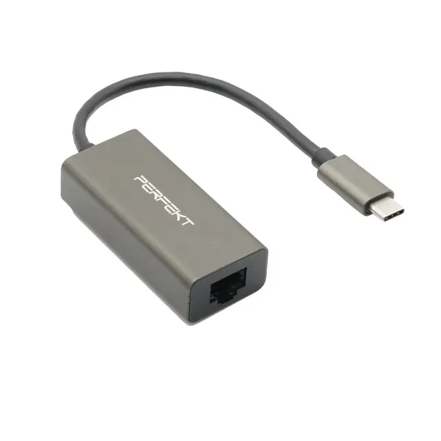 USB C tipi Gigabit Ethernet RJ45 10/100/1000Mbps adaptörü