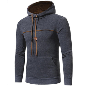 Sudadera con capucha de algodón informal de lujo con estampado de logotipo personalizado 400GSM ropa de invierno de lana gruesa diseño forrado de punto 100% algodón - Product Image 5