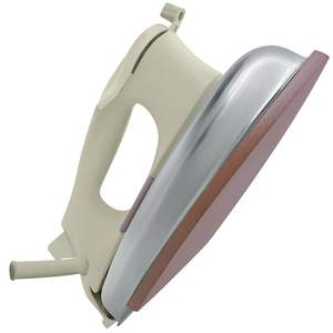 Elegantes planchas eléctricas domésticas de 1000 vatios Reve White con suela de cerámica marrón Tasas a granel disponibles - Product Image 2