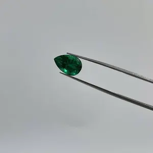 Rich Premium Quality Natural Zambian Pear Cut 2.48 Carat Emerald Highly Tested For Jewlery Making