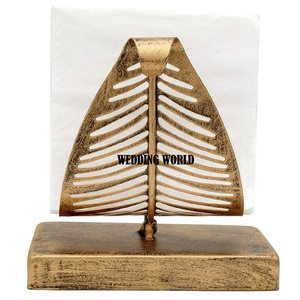 Porte-mouchoirs en métal Premium Quality Handmade Designer Fantaisie Porte-serviettes Classique Élégant Vente en gros Luxe Porte-mouchoirs en métal - Product Image 6