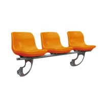 Siège de chaise de stade en plastique pour siège de stade fixe BLM-1808 de sièges d'extérieur