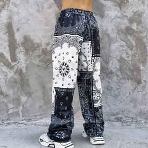 Pantalon décontracté à jambes droites, de grande qualité, Style Hip-hop, à imprimé complet, pour hommes, nouvelle collection - Product Image 2