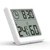 デジタル温度計と湿度計シンプルでスマートな家庭用電子機器