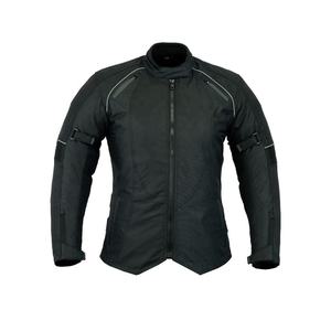 Señoras ligero negro elegante ropa de calle deporte textil impermeable motocicleta Cordura protectora-Chaqueta de carreras - Product Image 1