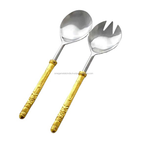 Juego de cuchillos con mango de Metal para pastel, suministros de aniversario de boda y fiesta, juego de regalo de postre, juego de cuchillos y servidor - Product Image 1