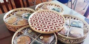 Boîte à bonbons en bambou tissé pour fabrication de bijoux, panier de rangement artisanal (100%) - Product Image 2