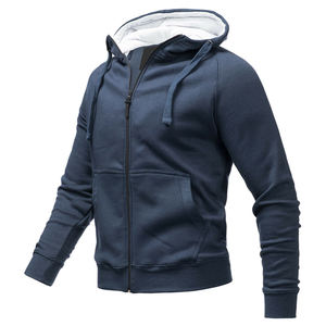 Rrival lank pparel ustom Uff enjuagado oodie stomustomizado OGO Abel intage Men ipper oodie - Product Image 2