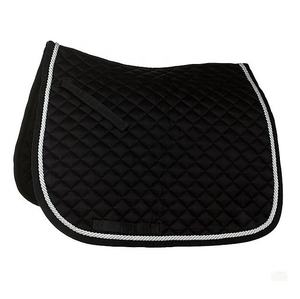 Inglés Doma Satén Acolchado Premium Saddle Pad Equipo de caballo de calidad - Product Image 3