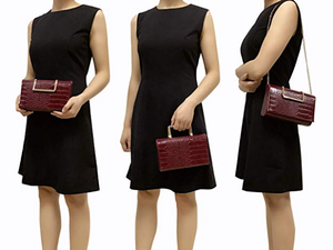 Most Selling Stylish Genuine PU Leather Brown RFID Clutch Wallet Purse for Women-Brown from India - Product Image 3