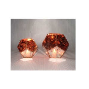 แฟนซีแก้ว T-Light Votive สำหรับตกแต่งบ้านและงานแต่งงานแก้ว Terrarium เชิงเทียนเสาสำหรับงานแต่งงานและพรรคตกแต่ง - Product Image 1