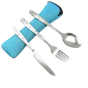 Couverts en acier inoxydable fabriqués à la main meilleure vente nouveau Design finition à la mode nouveau Design ensemble de couverts de table - Product Image 1