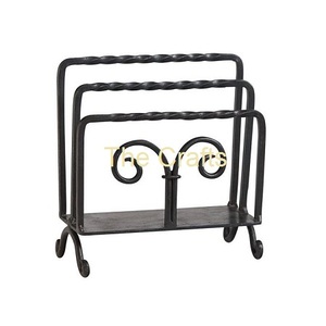 Soporte de pañuelos de hierro a granel en Color negro Vajilla de calidad superior Servilletero decorativo para venta al por mayor - Product Image 5