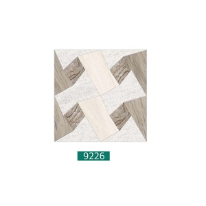 Commercial building dark grey <b>matt</b> finish porcelain wooden <b>floor</b> tile 40x40cm - Product Image 3