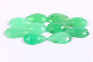 พลอยลูกแพร์เจียระไนทรงหลวมขนาด13X10มม.,พลอยธรรมชาติตัดดอกกุหลาบ - Product Image 6