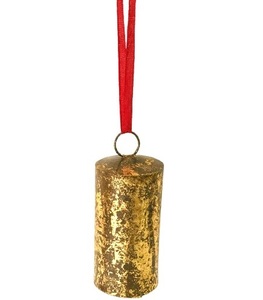 METAL BROWN and GOLD BELL CHRISTMAS DECORATION HANGING ORNAMENT HIGH QUALITY METAL CHRISTMAS <b>TREE</b> DECORATION Custom Size - Product Image 1