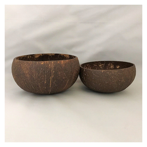 Tazón de cáscara de coco ecológico de la marca EUTECH al por mayor artesanía de Vietnam diseño de logotipo personalizado artesanía natural pulida para el hogar - Product Image 4
