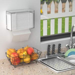 Роскошный изготовленный на заказ акриловый чехол для салфеток для лица, C складной диспенсер для бумаги для ресторанов, прозрачный держатель для салфеток - Product Image 2