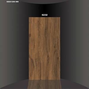 Carrelage de sol en céramique émaillée classique moderne Murs intérieurs Salles de bains Utilisation extérieure Aspect bois 600x1200mm - Product Image 3