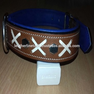 Premium En Cuir Noir Collier De Chien Avec Logo Personnalisé - Product Image 6