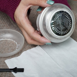 Recortador de bolas de pelo recargable para suéteres, cortador de pelusas, afeitadora de tela de carga para ropa - Product Image 4