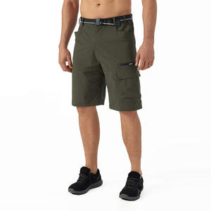 Short en coton à poches multiples pour hommes, coupe irrégulière, plusieurs poches, modèle cargo, logo personnalisé, prix d'usine - Product Image 3