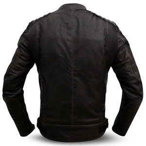 Hot Sale 2026 <b>Men</b> Motorbike <b>Leather</b> <b>Jacket</b> New Arrival Fashion Biker <b>Jacket</b> High Quality Motorcycle Outerwear OEM - Product Image 3