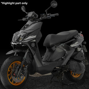 MOS Carbon Fiber Front Lower Lip Cover for Yamaha Zuma 125 / BWS Fi 125 2016 - 2020 - Product Image 4