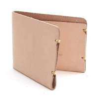 BS INTERNATIONAL Dompet Pria Kulit Asli Motif Bintang, Desain Bordir Huruf, Anti Air, Model Pendek 5/7 Inci, Fashionable