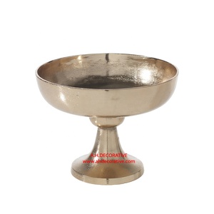 Apg — bols à fleurs de Table en aluminium plaqué or, pour le salon de maison, décoratifs, intérieur et extérieur à vendre - Product Image 2