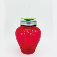 Bocaux en acrylique sans BPA de 450 ml avec couvercle - Utilisation en cuisine et en camping, lavables au lave-vaisselle, écologiques