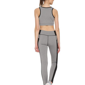 Vente en gros 2 pièces à manches longues Gym Fitness Sport porte des femmes ensembles de yoga sans couture course taille haute ensemble de vêtements de yoga sans couture 2025 - Product Image 2