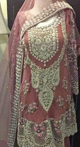 -Indian/Pakistani-Party-Wear embroidery work on Elegant-Kurta with Pant dress for party/Wedding-wear -2020 - Product Image 2