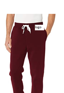 Pantalon de jogging pour hommes, Streetwear simple, décontracté, en polaire, 100% Polyester, fermeture élastique, lavage à la Machine - Product Image 5