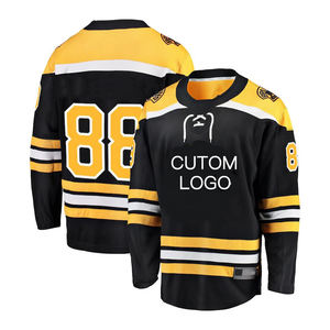 Camiseta de hockey de equipo local y visitante con bordado de alta calidad, manga larga personalizada con logotipo impreso para ropa de hockey sobre hielo, 2025 - Product Image 1