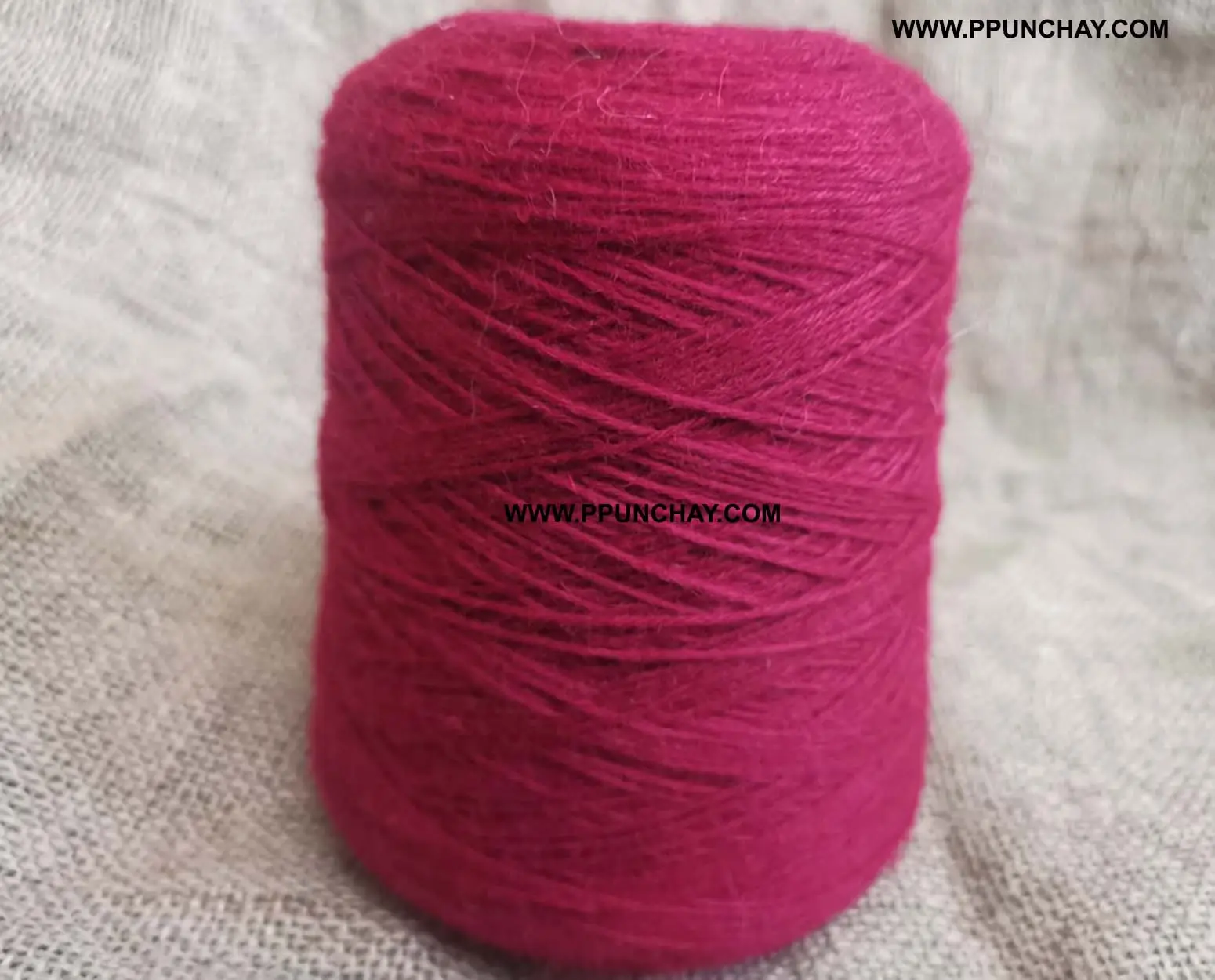 Alpaca yarn in Cone 3/10 Ppunchay Peru Andean Ethnic Soft Hand Knitting 9004 Color