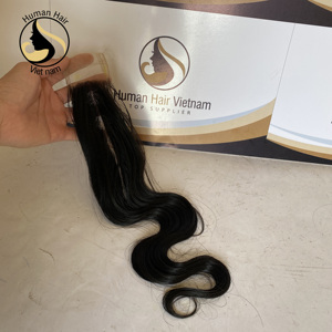 Perruque lace front wig malaisienne naturelle — ali queen, cheveux vierges, body wave, partie métal, closure 2x6, bon marché - Product Image 2