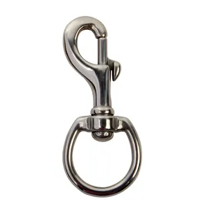 Stainless Steel Loss Wax Swivel Round Eye Bolt Snap