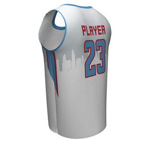 Camiseta de baloncesto personalizada para hombre y mujer, camisa de baloncesto con estampado de estrella, color blanco, personalizado, OEM, Logo antiuniforme, color negro puro - Product Image 2