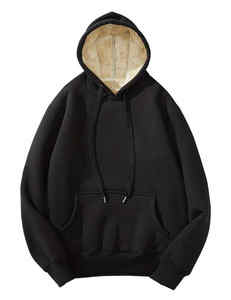 OMG เสื้อฮู้ดขนาดใหญ่พิเศษสำหรับผู้ชาย,เสื้อฮู้ดซักได้กำหนดโลโก้ทอได้เองสำหรับฤดูหนาว - Product Image 1